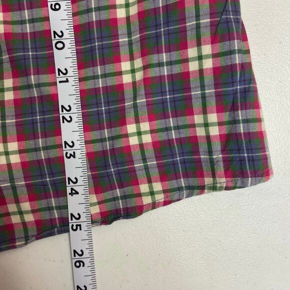 Boden Button Up Long Sleeve Plaid Shirt Women's 16 Casual Outdoor Ranch Country - Picture 9 of 9